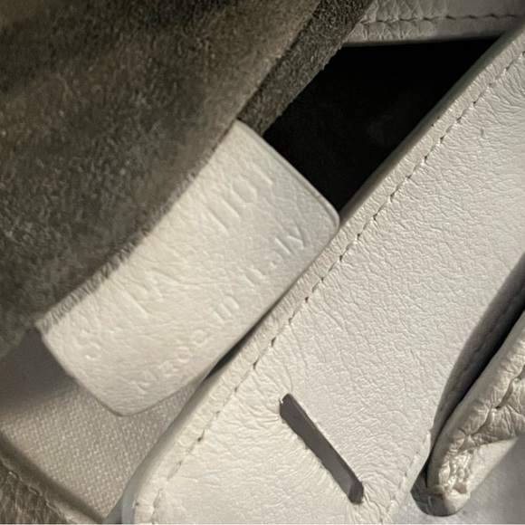 White Celine Medium Luggage Phantom Tote Soft Grained Calfskin - Picture 5 of 13